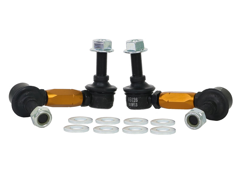 Whiteline KLC110 adjustable front sway bar endlinks for Nissan 350Z Infiniti G35 and Corvette