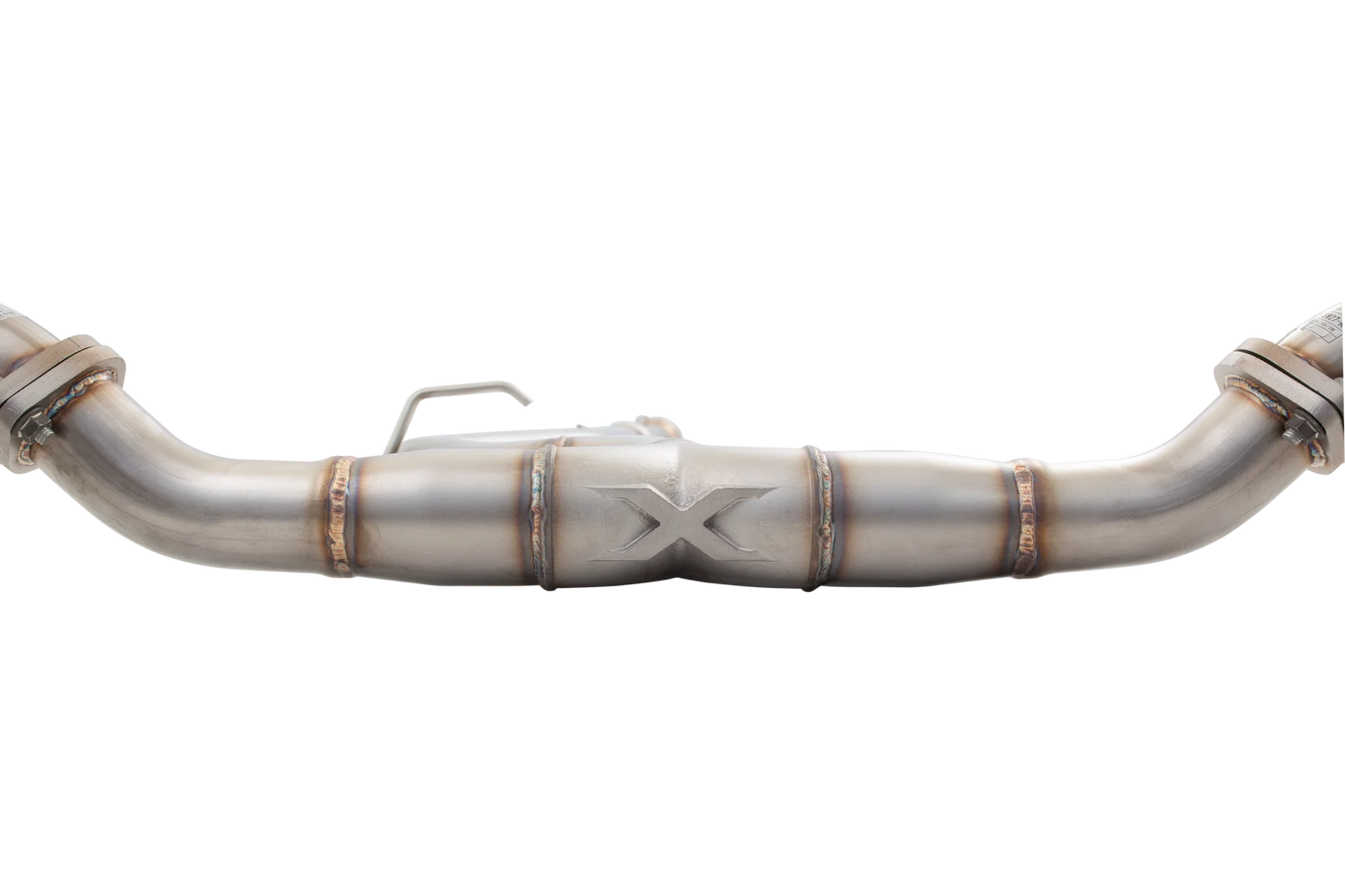 XForce ES-SW20-CBS 304 stainless steel cat-back exhaust for 2009-2011 Subaru WRX Sedan and 2009-2012 Forester XT with polished double-wall tips