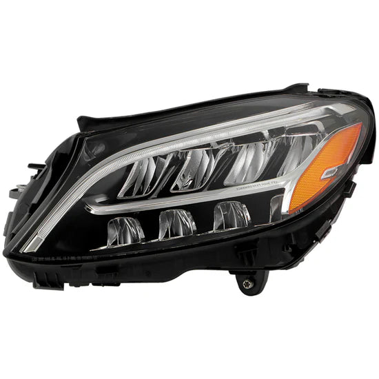 Spyder 19-21 Mercedes C300 LED Non-AFS 7 Pin OE Left Projector Headlight (PRO-JH-MBW20519-LED-OE-L)