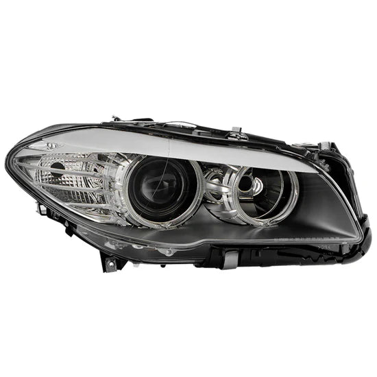 Spyder 11-13 BMW 528i/535i OE Right Halogen w/ LED Halo Projector Headlight (PRO-JH-BF1011-H-OE-R)