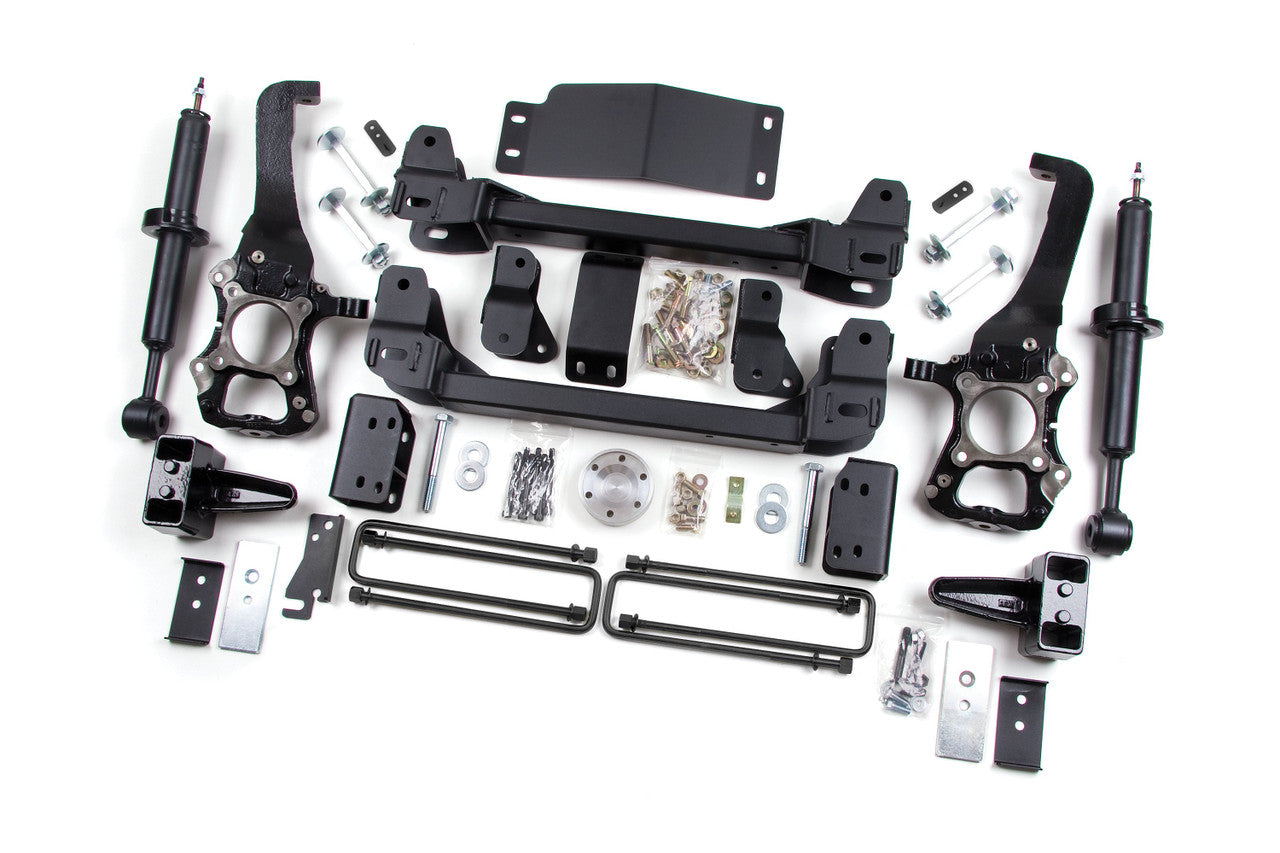 Zone Offroad 2014 Ford F-150 6-Inch Suspension System - 4-Inch Rear Block - ZONF81N