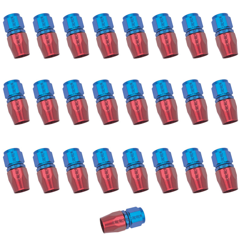 Russell Hose End -6 AN Straight 25-Pack - 610028