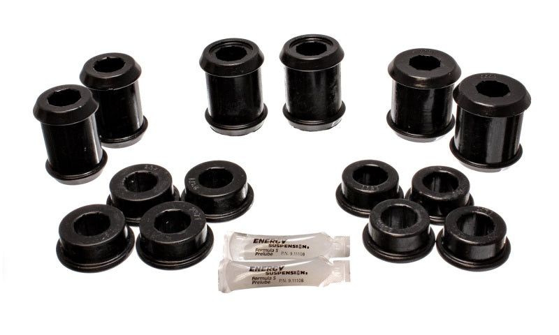 Energy Suspension 04-09 Cadillac XLR/XLR-V / 97-12 Corvette Black Rear End C/A Bushing Set - eliteracefab.com