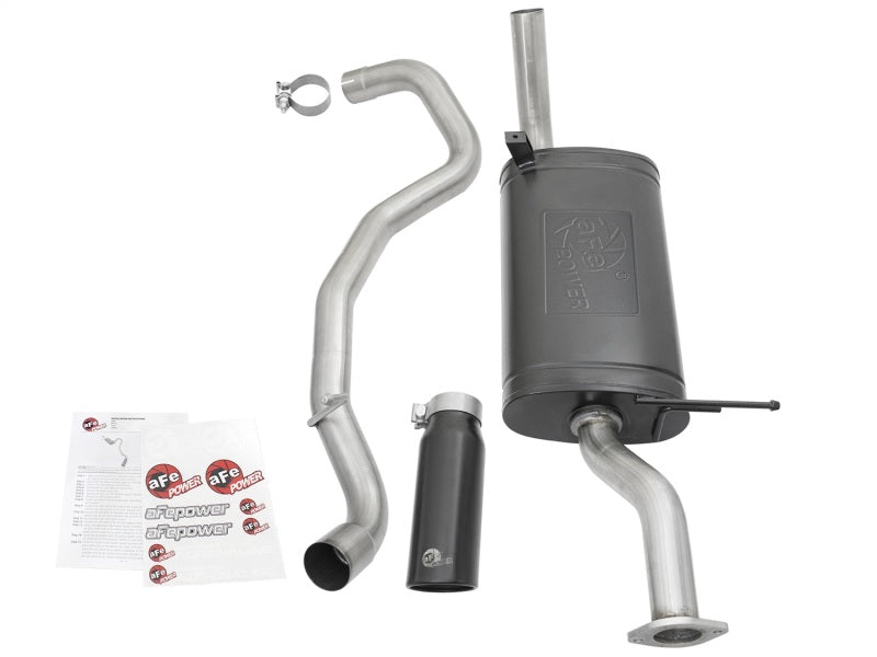 aFe MACHForce XP 2-1/2in 304 SS Cat Back Exhaust w/ Black Tips 2001-2016 Nissan Patrol (Y61) 4.8L aFe