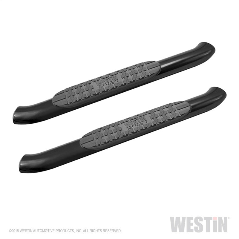 Westin 18-20 Jeep Wrangler JL 2DR PRO TRAXX 4 Oval Nerf Step Bars - Textured Black - eliteracefab.com
