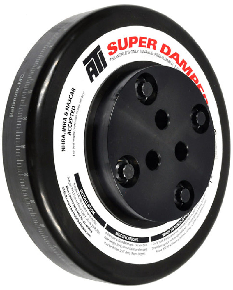 ATI Damper - 8.074in - Steel - International 640 Diesel Tractor - 3 Ring - Diesel ATI917361