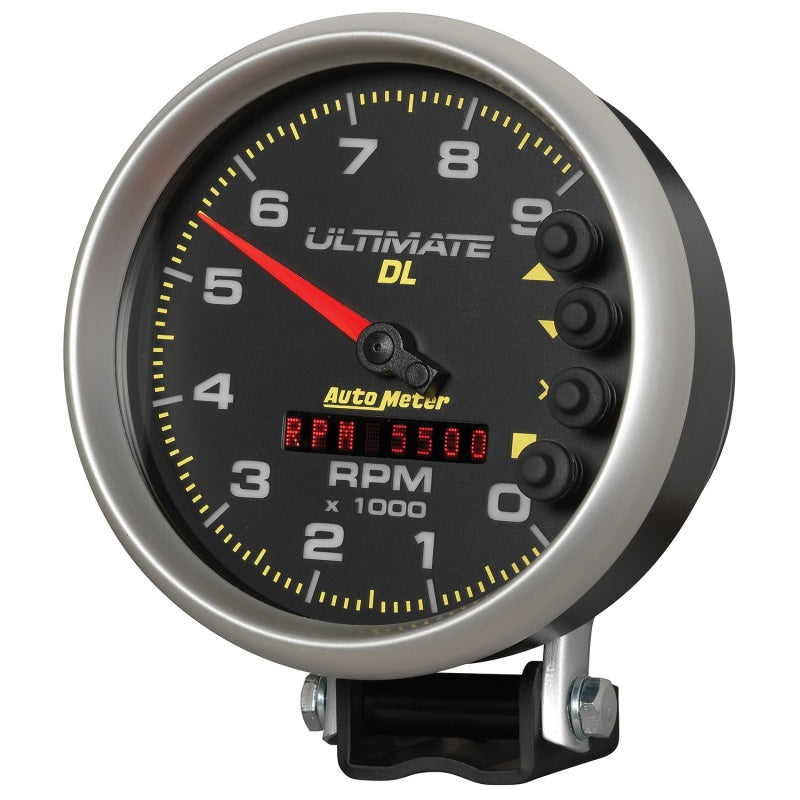 Autometer 5 inch Ultimate DL Playback Tachometer 9000 RPM - Black 6896