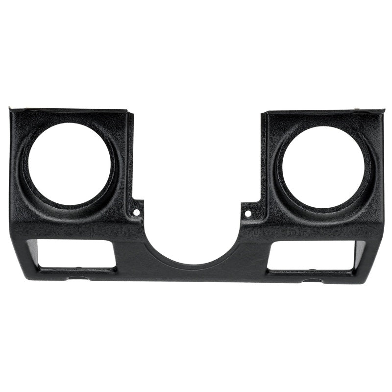 Autometer 87-95 Jeep Wrangler YJ 3-3/8in Tachometer/Speedometer Black Dual Cluster Bezel 15220