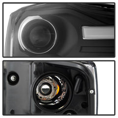 Spyder 04-15 Nissan Titan / 04-07 Nissan Armada V2 Projector Headlights - Black PRO-YD-NTI04-DRL-BK - eliteracefab.com