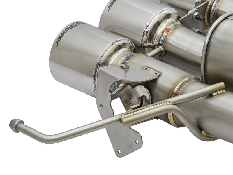 aFe MACHForce XP 3in-2 1/2in Axle Back 304SS Exhaust w/ Polished Tips 14-17 Chevy Corvette V8-6.2L aFe