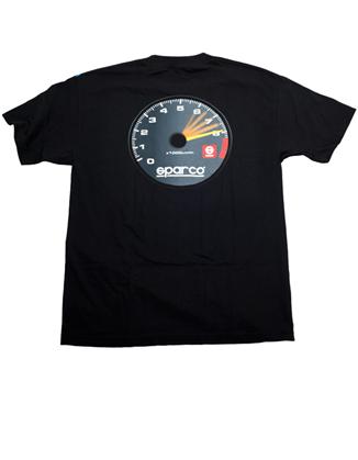 Sparco T-Shirt Tach Blk Sml SPARCO