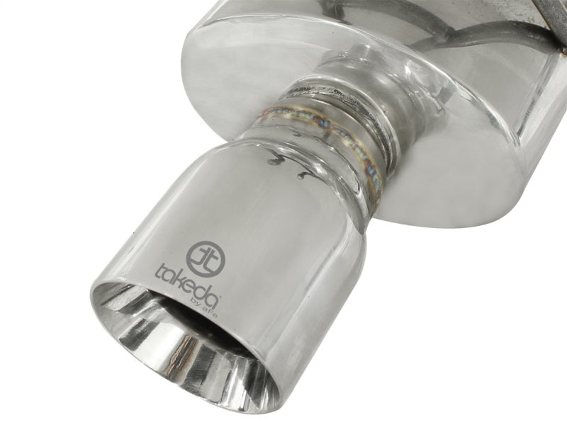 aFe Takeda Exhaust Axle-Back 06-11 Honda Civic Si L4 2.0L 2.5in 304 Stainless Steel aFe