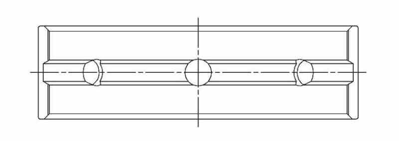 ACL 5M8632H-.25 Toyota 1UR-FE/2UR/3UR-FE 0.25 Oversized High Performance Main Bearing Set