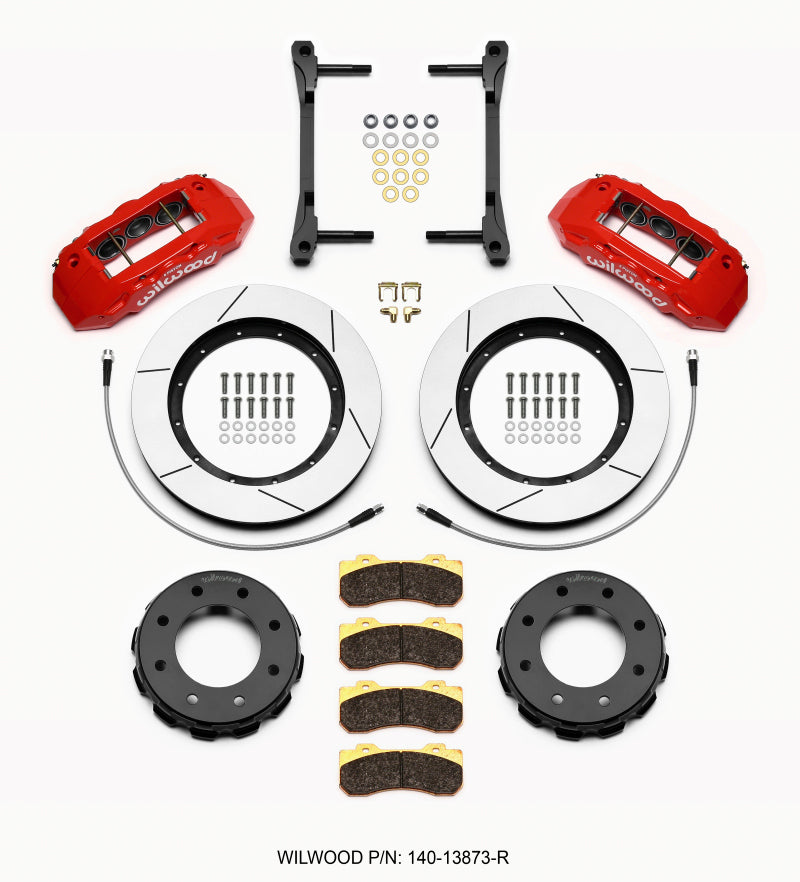 Wilwood TX6R Front Kit 15.00in Red 2011-2015 GM Truck/SUV 2500 Wilwood