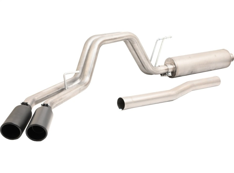 Gibson 20-21 Ford F250/F350 7.3L Black Elite Cat-Back Dual Sport Exhaust System - Stainless Gibson