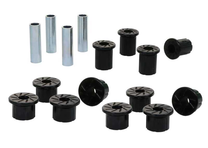 Whiteline 89-95 Toyota Pickup / 01-04 Toyota Tacoma Rear Leaf Spring Shackle Bushing Kit Whiteline