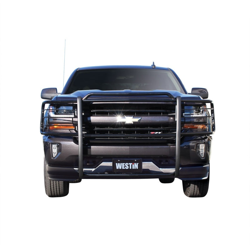 Westin 2007-2013 Chevrolet Silverado 1500LD Sportsman Grille Guard - Black Westin