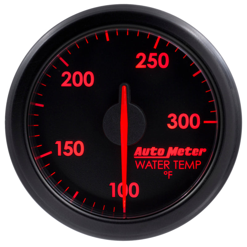 Autometer Airdrive 2-1/6in Water Temperature Gauge 100-300 Degrees F - Black 9154-T