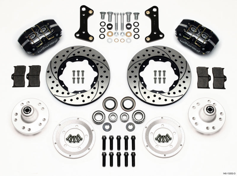 Wilwood Dynapro Dust-Boot Front Kit 11.00in Drilled 67-69 Camaro 64-72 Nova Chevelle - eliteracefab.com