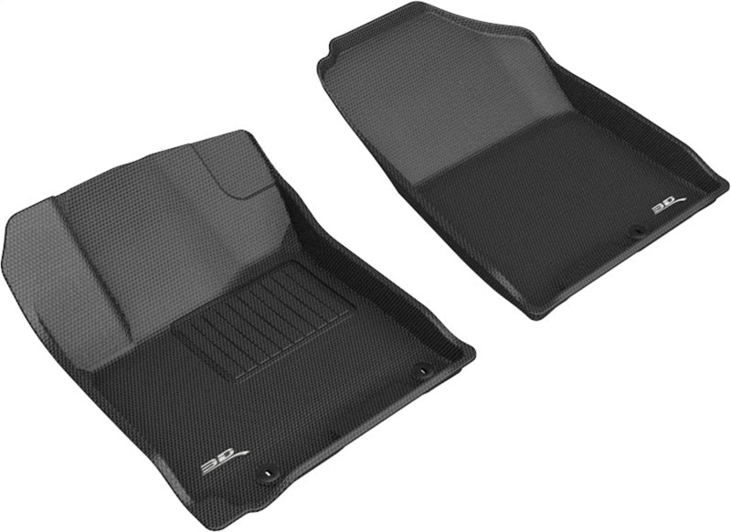 3D MAXpider L1HY10211509 20-21 Hyundai Venue Kagu 1st Row Floormats - Black