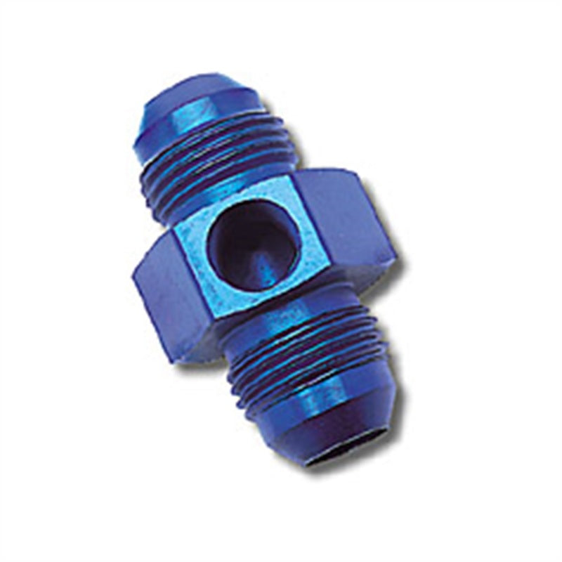 Russell -6 AN Flare Union Fuel Pressure Adapter Blue - 670000