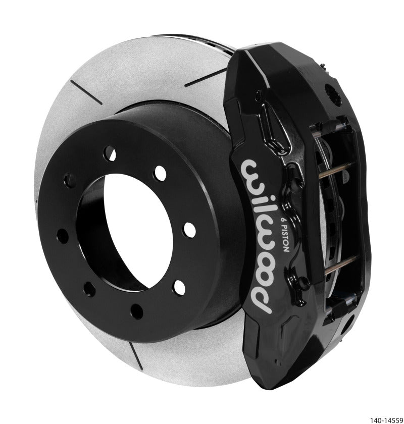 Wilwood TX6R Rear Kit 15.50in Rotor Black w/ Lines 13-17 Ford F250/F350 4WD - eliteracefab.com