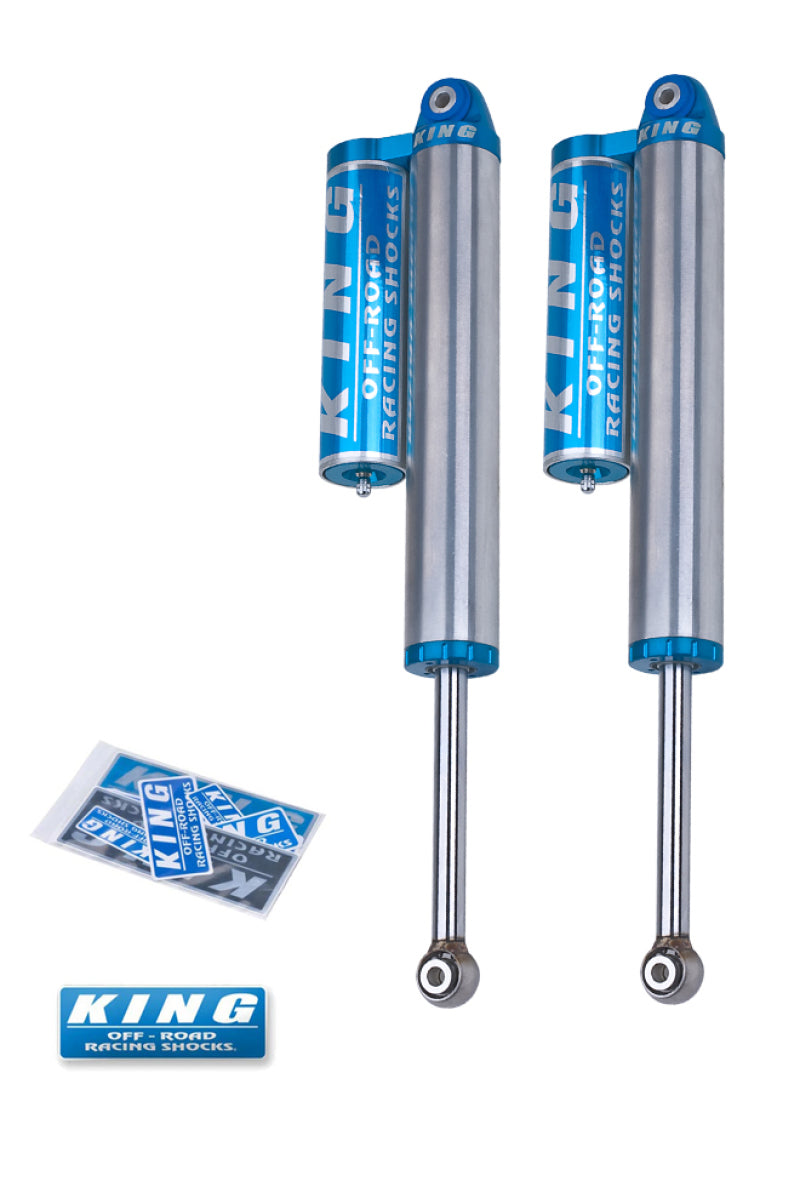 King Shocks 2005+ Ford F-250/F-350 4WD Rear 2.5 Dia Piggy Hose Reservoir Shock (Pair) - eliteracefab.com