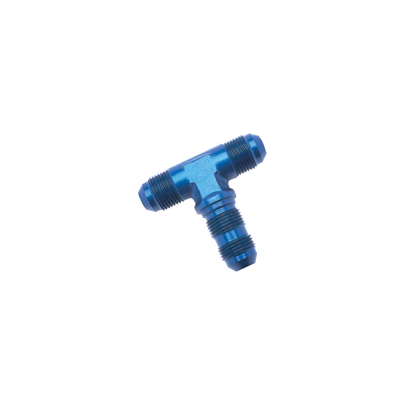 Russell -10 AN Flare Bulkhead Tee Blue - 661340