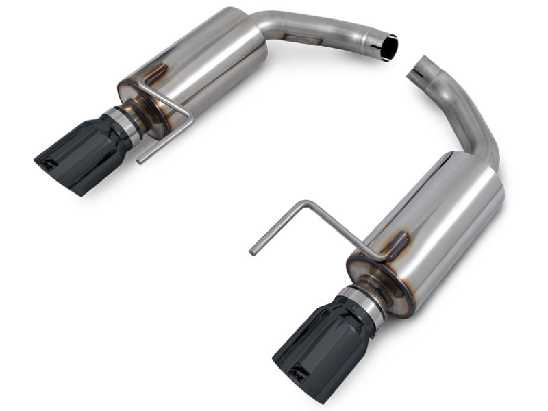 AWE Tuning S550 Mustang EcoBoost Axle-back Exhaust - Touring Edition (Diamond Black Tips) AWE Tuning