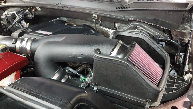 JLT 15-19 Ford F-150 2.7L/3.5L EcoBoost Black Textured Cold Air Intake Kit w/Red Filter - eliteracefab.com