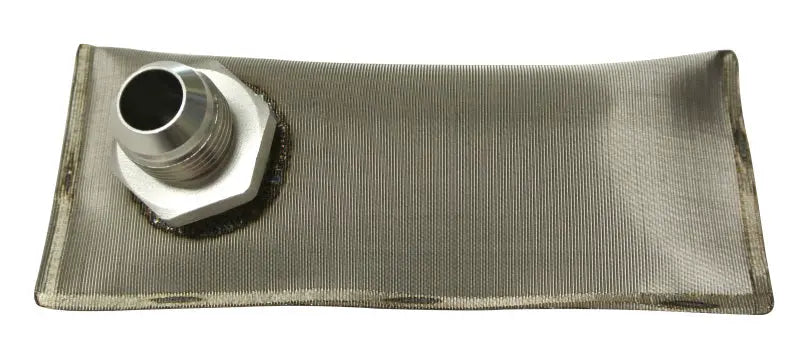 Fuelab In-Tank Fuel Sock Kit 100 Micron Stainless w/-10AN Adaptor Fitting for 4X4xx Series Pumps - eliteracefab.com
