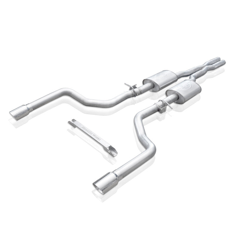 Stainless Works Dodge Charger 2015-18 6.2L / 6.4L Hemi Factory Exhaust Stainless Works