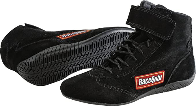 RaceQuip Black SFI Race Shoe 9.0 - eliteracefab.com