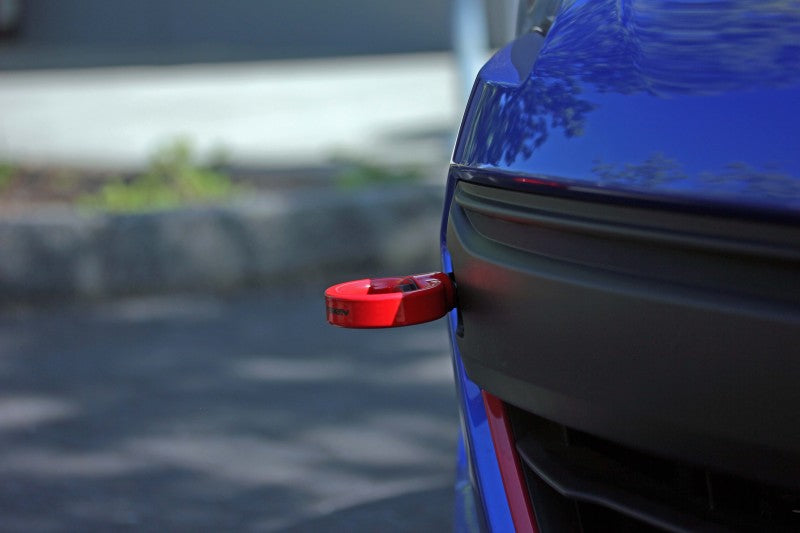 Perrin Tow Hook Kit - Front 2018+ Subaru WRX/STI - Red - eliteracefab.com