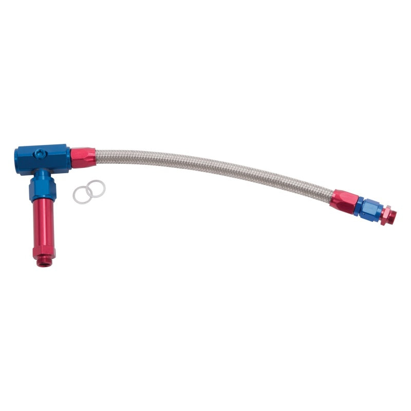 Russell -6 AN ProFlex Carb Inlet Kit Demon Red / Blue - 641250