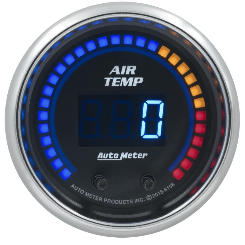 Autometer Cobalt 2-1/6in 0-300 Degree F Digital Air Temp Gauge 6158