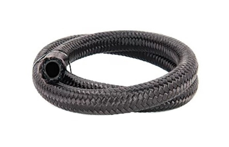 Torque Solution Nylon Braided Rubber Hose for -6AN 5ft (0.34" ID) - TS-RH-NR6-5