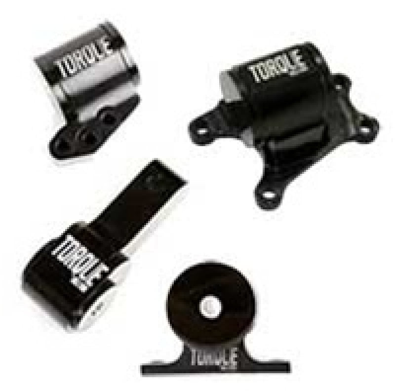 Torque Solution Billet Aluminum 4 Piece Engine Mount Kit: Mitsubishi Evolution VII-IX 2001-2006 - eliteracefab.com