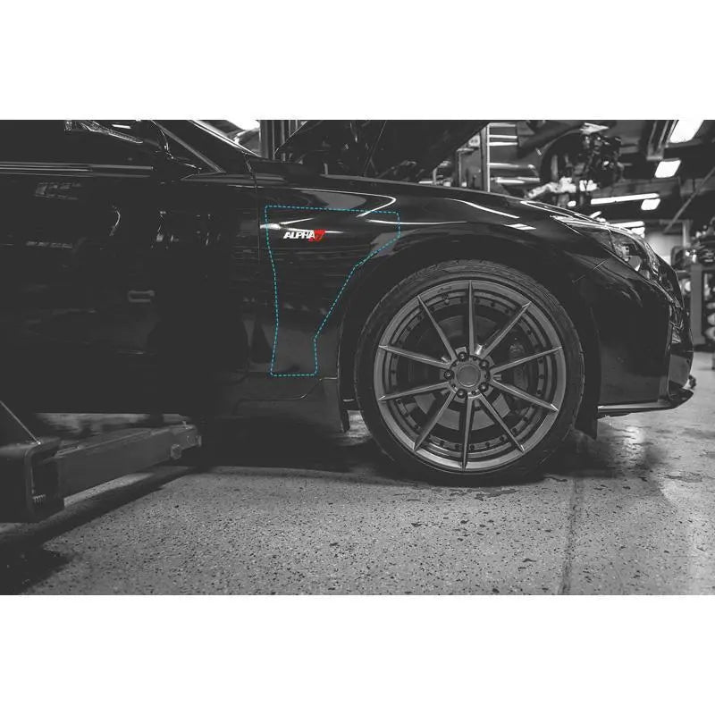 AMS Red Alpha Auxiliary Intercooler Tank | 2016-2021 Infiniti Q50 3.0TT - eliteracefab.com