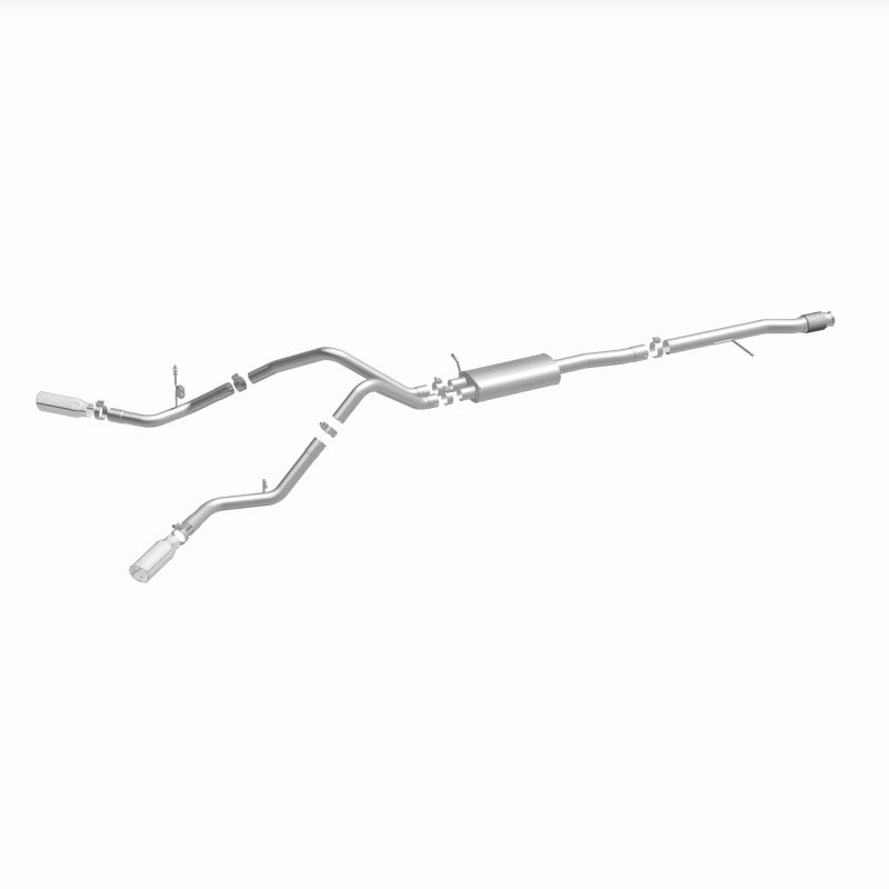 Magnaflow 14 Chev Silverado V8 5.3L CC/EC Cab Dual Split Behind Rear Tires Exit SS Cat Back Perf Exh Magnaflow