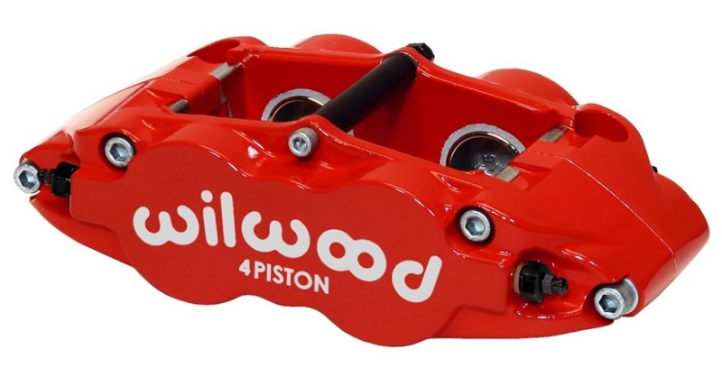 Wilwood Caliper-Narrow Superlite 4R - Red 1.12/1.12in Pistons 1.10in Disc Wilwood