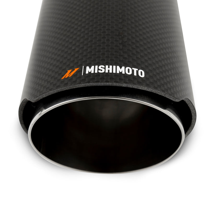 Mishimoto Carbon Fiber Muffler Tip 3in Inlet 4in Outlet Polished Mishimoto