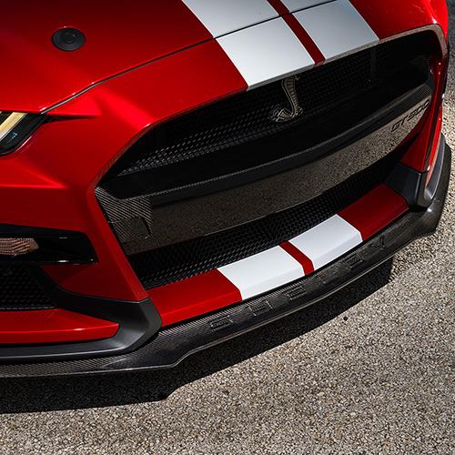 Ford Racing 20-21 Mustang GT500 Carbon Fiber Front Splitter Kit - eliteracefab.com