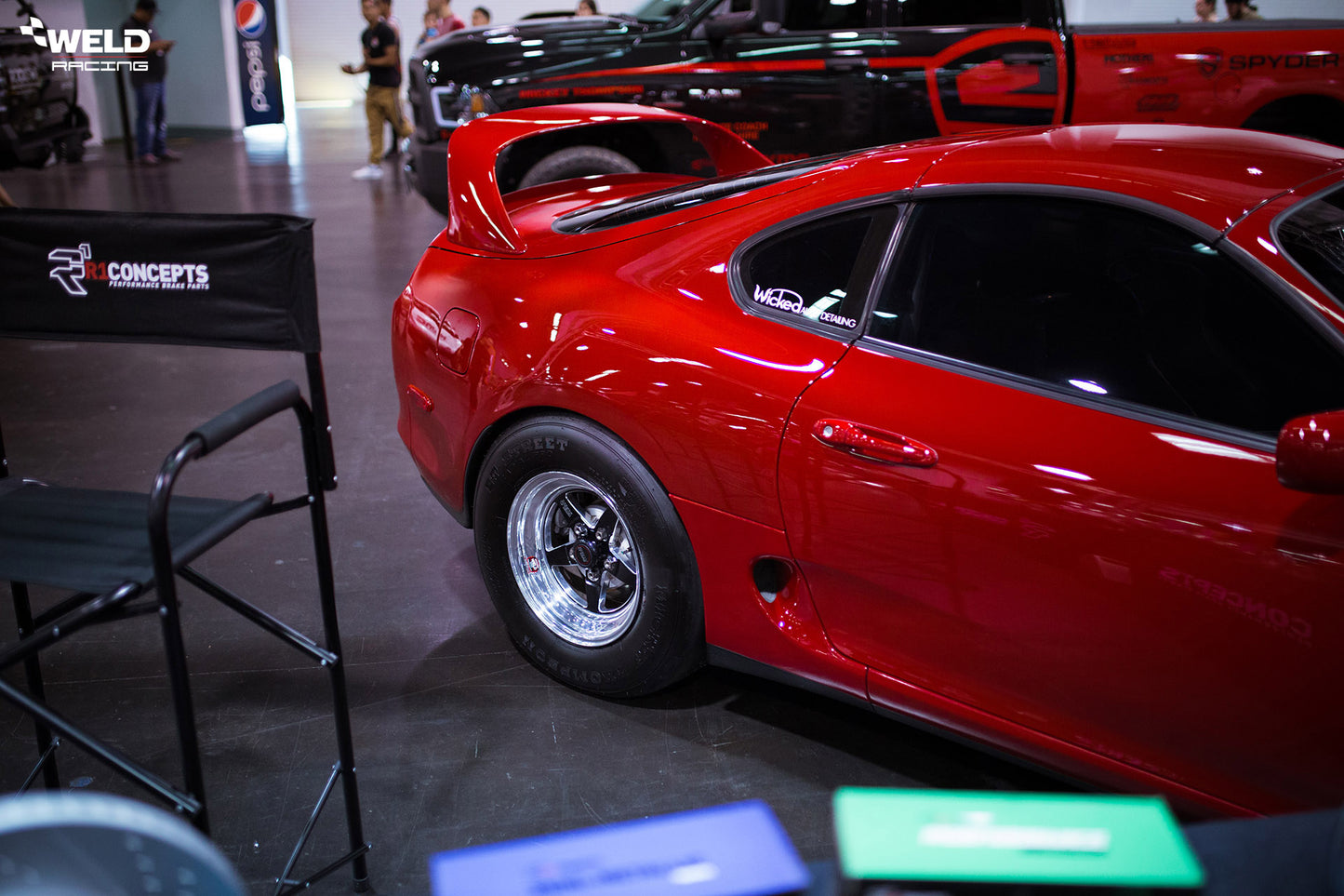 Weld S71 15x8 / 5x4.5 BP / 5.5in. BS Black Wheel (Medium Pad) - Non-Beadlock - eliteracefab.com