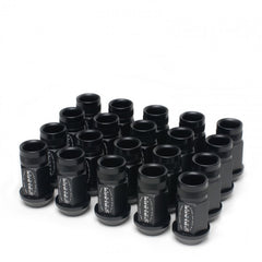 Skunk2 12 x 1.5 Forged Lug Nut Set (Black Series) (20 Pcs.) - eliteracefab.com