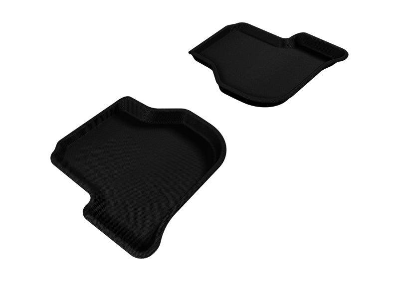 3D MAXpider L1VW00821509 2005-2010 Volkswagen Jetta/Golf Kagu 2nd Row Floormats - Black