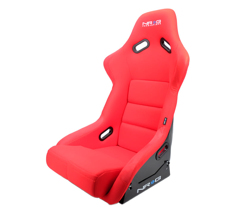 NRG FRP Bucket Seat (Red Cloth) - Large - FRP-300RD