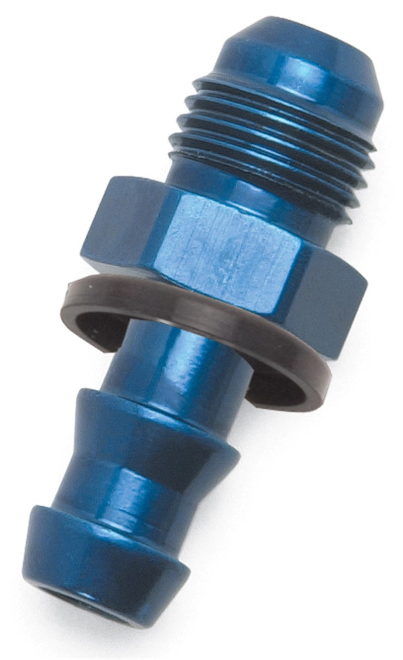 Russell -10 AN to 5/8 in Hose Barb Adapter Blue - 670320