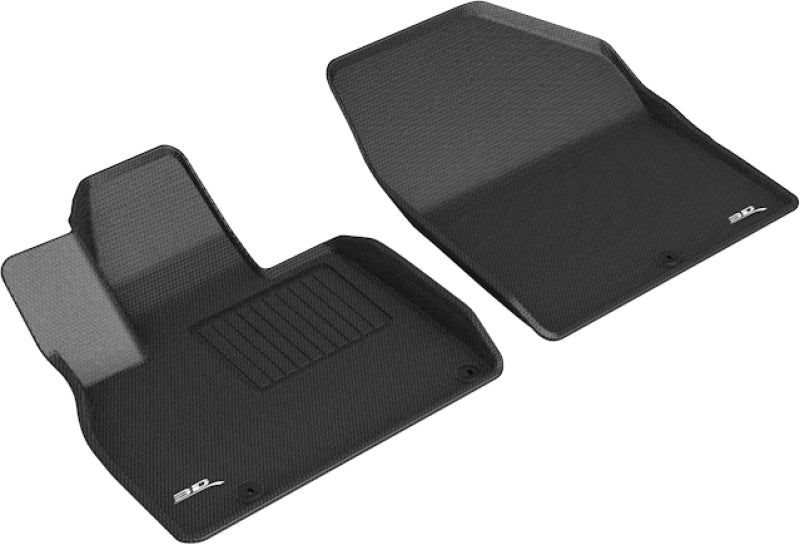 3D MAXpider 2020 Kia Telluride Kagu 1st Row Floormat - Black 3D MAXpider