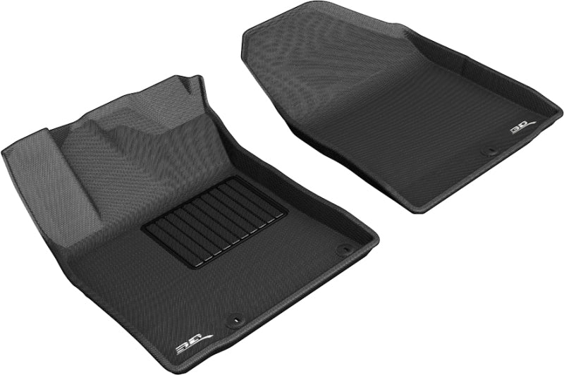 3D MAXpider L1HY09111509 2019-2020 Hyundai Kona Electric Kagu 1st Row Floormat - Black